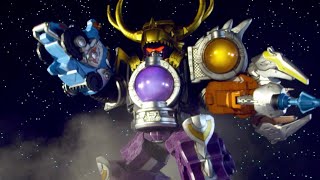 Power Rangers Cosmic Fury  Take Off  Cosmic Dragon Megazord First Fight [upl. by Caswell621]