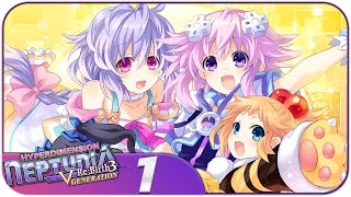 Hyperdimension Neptunia ReBirth 3 PC Lets Play  Full Dive  Part 1 [upl. by Adyela]