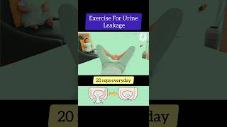 Exercise for urine leakage problem  part 80 exercise shorts weightlossseries weightlossworkout [upl. by Kcirad10]