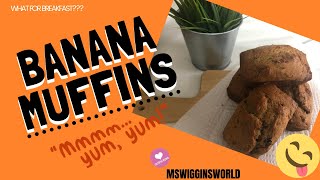 IM MAKING BANANA MUFFINS WHATs ARE YOU MAKING FOR BREAKFAST [upl. by Anorahs]