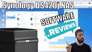 Synology DS420j NAS Software Review [upl. by Ottilie]