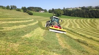 Schwaden bis 50 Steigung Dauergrünland KleeSchwaden 130916  Reiter  Innovative Technology [upl. by Yerggoeg]