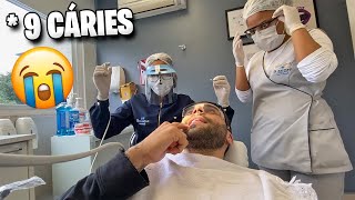 DEPOIS DE 2 ANOS SEM IR NO DENTISTA DESCOBRI 9 CĆRIES DEU RUIM [upl. by Gus223]