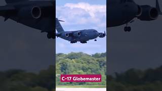 C17 Globemaster lands with full load c17 c17globemaster landing crazy shorts globemaster [upl. by Jorge]