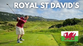 Every Shot of a 131 Handicap Golfers Round Royal St Davids GC [upl. by Markiv]