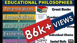 Educational Philosophies  Education Talks [upl. by Spieler]