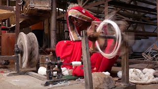 How was it made Traditional Indian Weaving [upl. by Ezarras]