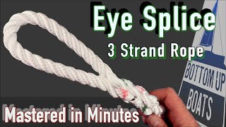 Want to Master the Eye Splice in Minutes Watch This Now [upl. by Nadoj382]