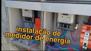 COMO INSTALAR MEDIDOR DE ENERGIA instalção de medidor de energia [upl. by Barton416]