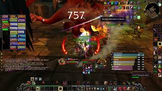 WoW Classic fury warrior pve Blackwing Lair Vaelastrasz the Corrupt kill 2 [upl. by Zitvaa]