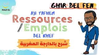 Ressources et Emplois Notion BELKHEF [upl. by Ahsatin353]