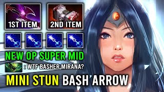 NEW OP MID MIRANA 2nd Item Basher 100 Annoying Ministun Hyper Carry Dota 2 [upl. by Akahc]