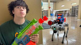 Ethan has a Big Problem With a AI Robot Dog Security Bot [upl. by Clea355]