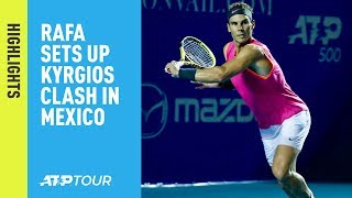 Highlights Nadal Zverev Isner Win Acapulco 2019 Openers [upl. by Geiss]