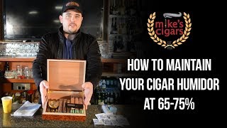 How to Maintain Your Cigar Humidor at 6575 [upl. by Nalepka]