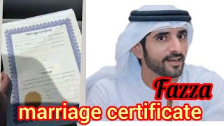 Marriage certificateFazzaLoveLove marriageMarriage fazzaFazza💕❣️ [upl. by Joyce]