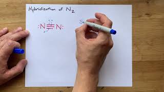 Hybridization of N2 nitrogen [upl. by Hungarian]