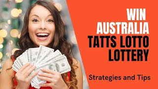 How to Play Australia TattsLotto and WIN Strategies [upl. by Delisle567]