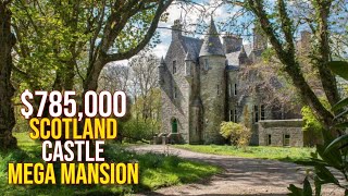 Touring 785000 Scotland CASTLE Mega Mansion [upl. by Qahsi]