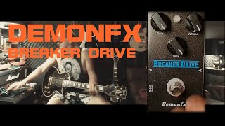 DEMONFX BREAKER DRIVE BASS amp GUITAR  sound check  DROP C amp D Power chords amp Heavy tone [upl. by Gilmour578]