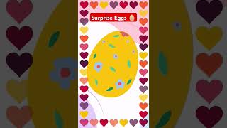 Easy satisfying coloring surprise eggsshortstrendingviralshortsartfunkidscolorssatisfying [upl. by Anavlis]