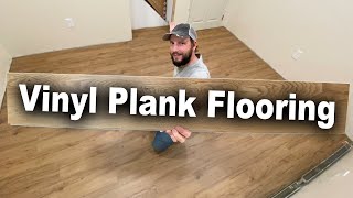 How to Install Vinyl Plank Flooring  Lifeproof LVP [upl. by Vil679]