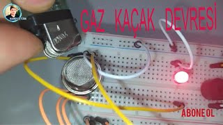 gaz alarm devresi gas leak detector circuit [upl. by Mozart]