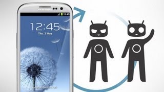 CyanogenMod 101 Running on the Samsung Galaxy S III  Pocketnow [upl. by Jaclin]