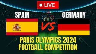 Spain Vs Germany Women’s Football Bronze Medal Match Olympics 2024 Live 🔴  Play By Play amp Scoreboa [upl. by Attenod]