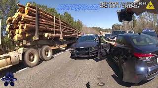 Shoplifting Suspect In Stolen Toyota Takes Deputies and Georgia State Patrol On Lengthy Pursuit [upl. by Heyward]