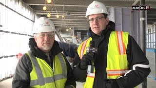 Nippert Stadium Construction Update January 7 2015 [upl. by Sug]