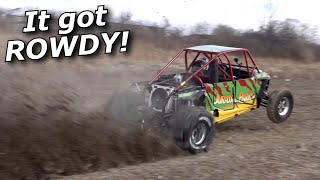 2JZ powered RZR gets some HUMONGOUS tires 1300HP launches [upl. by Triny603]