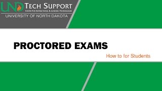 Proctored Exams How to for Students [upl. by Legir]