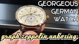 Unboxing the Graf Zeppelin LZ129 Hindenburg Automatic 70604 [upl. by Anastatius]