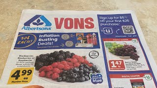 AlbertsonsVonsSafeway Coupon Ad Scan  82  88  Aug 2 2023 [upl. by Martens]