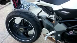 Mv agusta brutale 920 no exhaust dB killer sound [upl. by Slerahc]