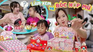 Mẹ Hà Hà Hí Cùng Em Mint Vy Làm Kem Chạy Rét Và Unbox Hộp Mù Baby Three Mini Siêu Đẹp [upl. by Nyssa]