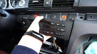 BMW E87 Business CD radio removal [upl. by Ateval]