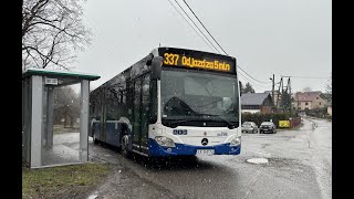 MercedesBenz O530 Citaro C2 BO298 MPK Kraków linia 337 kierunek Owczary Pętla [upl. by Winnifred]