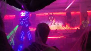 Laser show  Cyberdog London [upl. by Dloreg303]