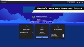 How to update Malwarebytes Premium License Key [upl. by Gratia328]