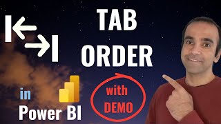 How to use TAB ORDER in Power BI  Beginners Guide to Power BI in 2024 powerbi nocode tesla [upl. by Arednaxela]