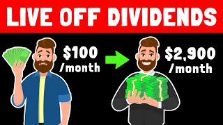 The Fastest Way You Can Live Off Dividends 2900  month [upl. by Egroj632]