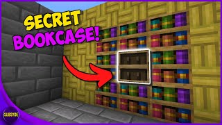 NEW MINECRAFT 120 SECRET BOOKSHELF TUTORIAL [upl. by Fernald712]