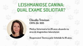 Leishmaniose Canina  Qual exame solicitar [upl. by Aissila]