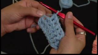 How to Crochet a Basket Weave Pattern  Finishing Row 3 of Basket Weave Crochet Pattern [upl. by Fry]