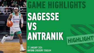 Highlights Sagesse vs Antranik  Game 17 January 2024 [upl. by Eecak]