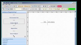 1 Diagramming the Subject amp Verb [upl. by Eramal]