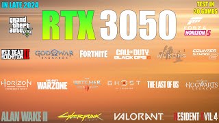 RTX 3050  Test in 30 Games in late 2024  A good GPU with 8GB of VRAM [upl. by Inacana268]