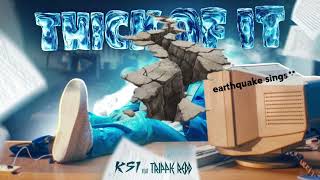 Thick Of It  Earth Earthquake Sings AI Cover [upl. by Telfore278]